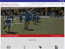 Tablet Screenshot of motherteresawestmead.catholic.edu.au