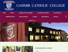 Tablet Screenshot of casimirmarrickville.catholic.edu.au