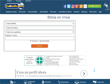 Tablet Screenshot of biblia.catholic.net