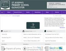 Tablet Screenshot of gloucester.catholic.edu.au