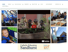 Tablet Screenshot of ceosand.catholic.edu.au