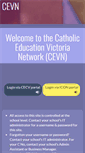 Mobile Screenshot of cevn.cecv.catholic.edu.au
