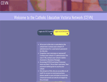 Tablet Screenshot of cevn.cecv.catholic.edu.au