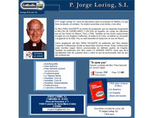 Tablet Screenshot of loring.catholic.net