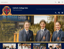 Tablet Screenshot of ccsale.catholic.edu.au