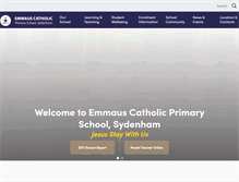 Tablet Screenshot of emsydenham.catholic.edu.au
