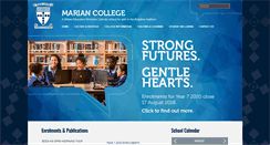 Desktop Screenshot of mariansw.catholic.edu.au