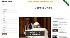 Desktop Screenshot of catholic.org