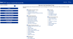 Desktop Screenshot of library.tsv.catholic.edu.au
