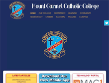Tablet Screenshot of mcchsdow.catholic.edu.au