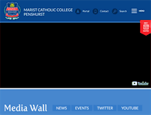 Tablet Screenshot of maristpenshurst.catholic.edu.au
