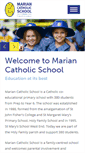 Mobile Screenshot of marian.catholic.edu.au