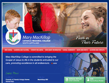 Tablet Screenshot of mackillopleongatha.catholic.edu.au