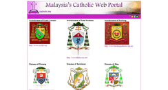 Desktop Screenshot of catholic.my