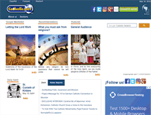 Tablet Screenshot of catholic.net