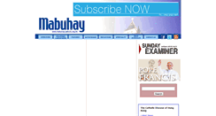 Desktop Screenshot of mabuhay.catholic.org.hk