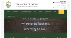 Desktop Screenshot of darwin.catholic.org.au
