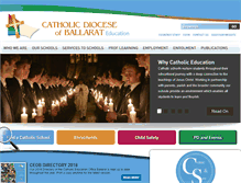 Tablet Screenshot of ceoballarat.catholic.edu.au