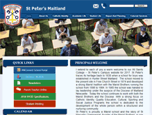 Tablet Screenshot of maitlandsp.catholic.edu.au