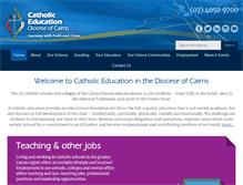 Tablet Screenshot of cns.catholic.edu.au