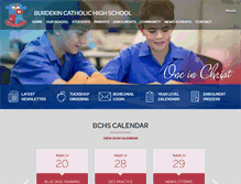 Tablet Screenshot of bchs.catholic.edu.au