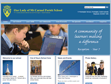 Tablet Screenshot of mcps.catholic.edu.au