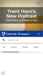 Mobile Screenshot of catholic.com