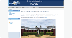 Desktop Screenshot of moodle.xavierlism.catholic.edu.au