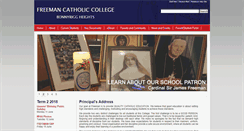 Desktop Screenshot of freemanbonnyrigg.catholic.edu.au