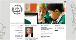Desktop Screenshot of antonio.catholic.edu.au