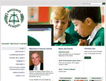 Tablet Screenshot of antonio.catholic.edu.au