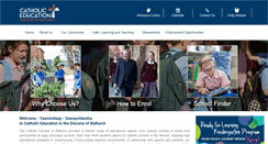 Desktop Screenshot of bth.catholic.edu.au