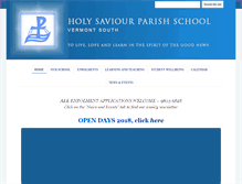 Tablet Screenshot of hsvs.catholic.edu.au